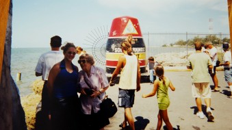Grandmother and me in Key West, 2001.