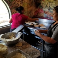 Amazing homemade tortillas a Polvo's