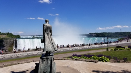Tesla did a lot of work in Niagara, testing energy theories and working on his alternating current